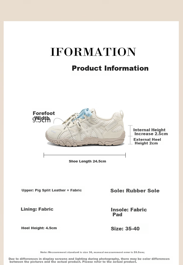 Zhuoshini Thick Sole Derby Shoes 2026 Spring New Women's Mesh Casual Breathable Agan Sneakers Sports Shoes Light Gray Size 38 6