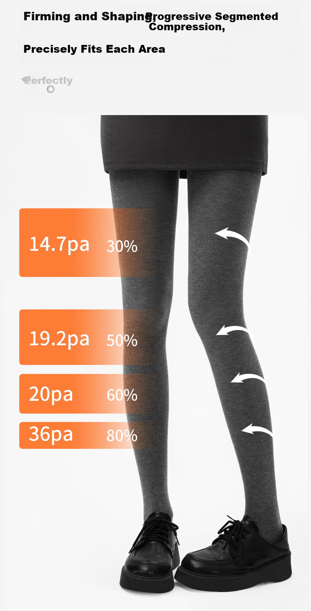 Caramella Vertical Stripe Thickened Warm Leggings for Women Autumn Winter Slimming Cotton Pants Black Footed 3