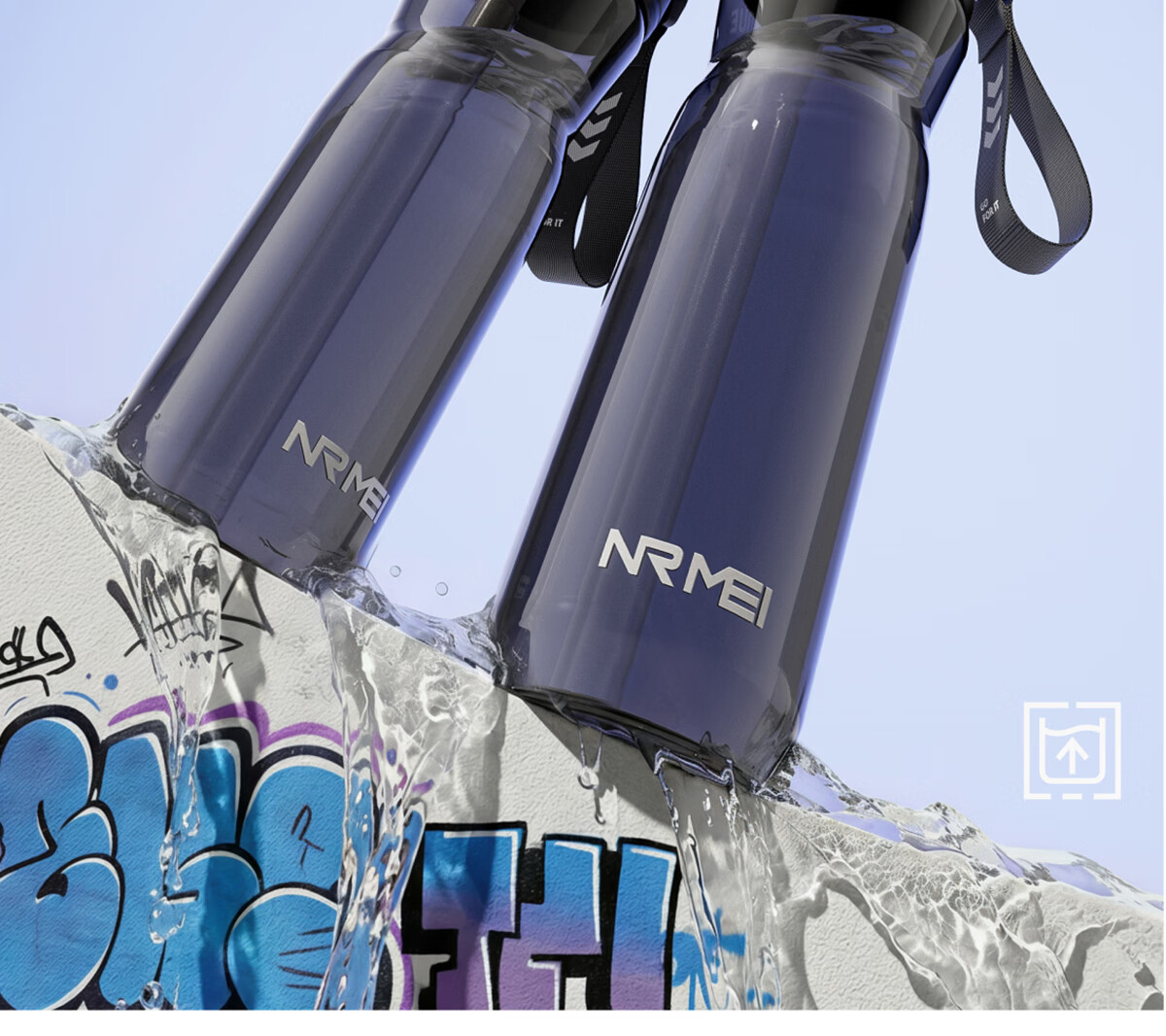 ERM Sports Water Bottle Men's Large Capacity Plastic Cup Tritan Material High Temperature Resistant Military Training Water Bottle for Primary and Secondary School Students 6