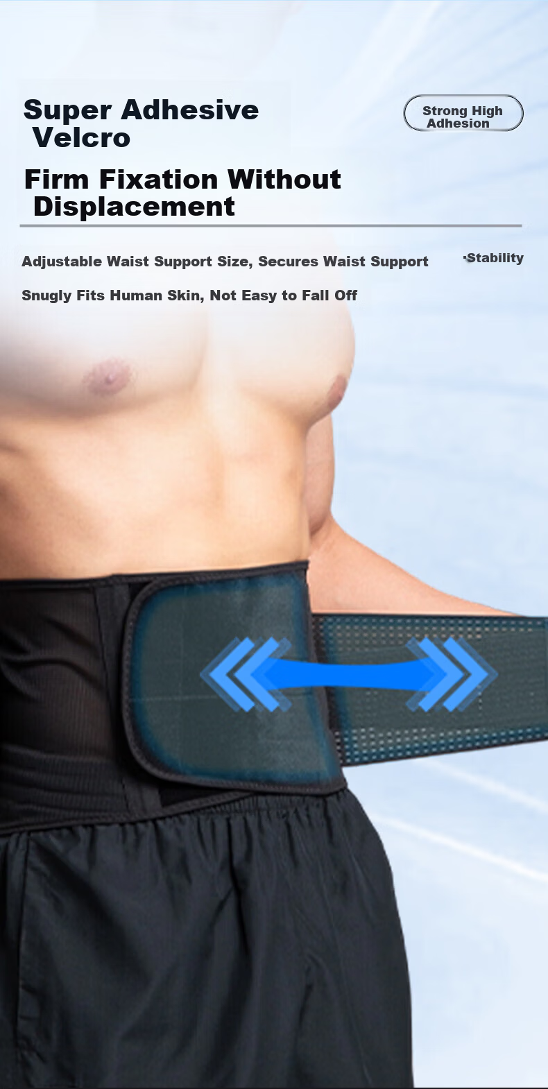 Li-Ning Waist Support Belt for Sports Fitness Lumbar Disc Herniation Lumbar Muscle Strain Long Sitting Running Basketball Deadlift Waist Brace 9
