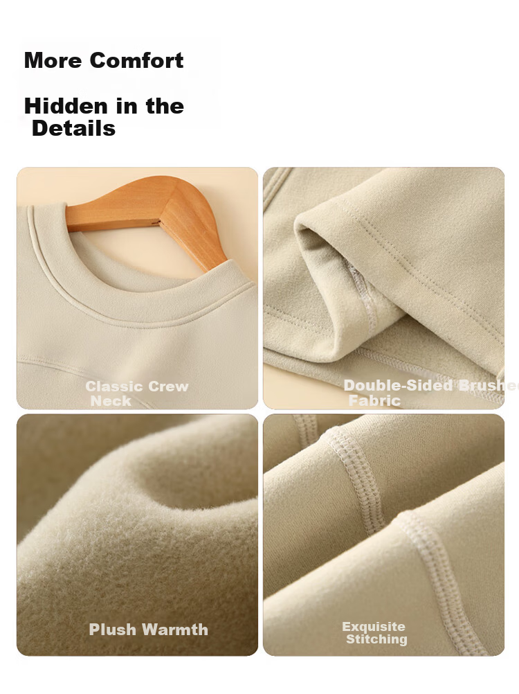 Ordifen Women's Thermal Wool Silk Blend Slim Fit Soft Stretch Base Layer Top Pink XL Autumn Winter 10