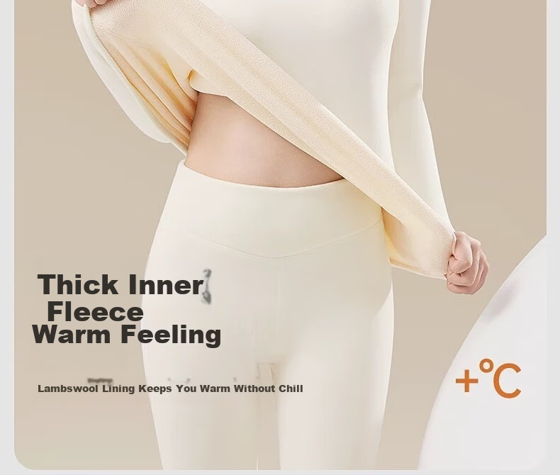 Urban Beauty Women's Thermal Underwear Thickened Winter Heating Lamb Fleece Top Autumn 2025 New Anti-Cold Fleece Minus 40 Degrees 2