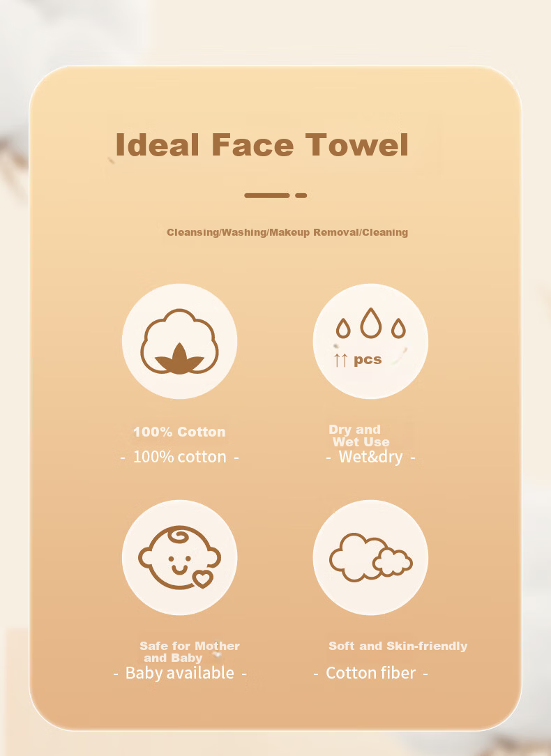 FulCotton Cotton Soft Family Hanging Facial Wipes 100% Pure Cotton Disposable Dry and Wet Dual-Use Wipes Large Capacity 300 Sheets*1 Pack 2