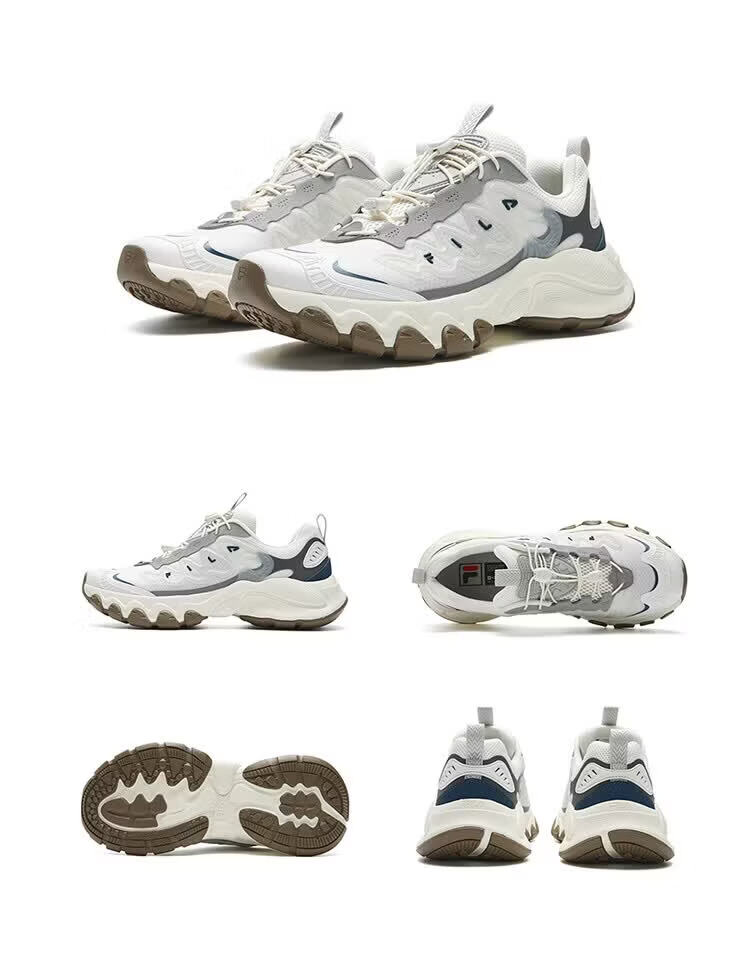 FILA Official Men's Mushroom Dad Shoes 2026 Summer New Casual Retro Sports Shoes 45