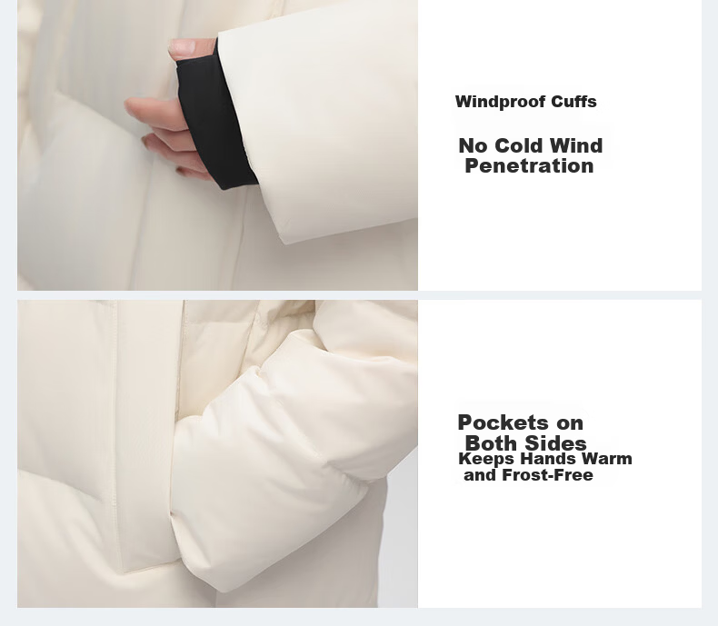 YAYA Wang Yibo Long Down Jacket Unisex Winter Thickened Warm Coat Extreme Cold New Year Edition 16