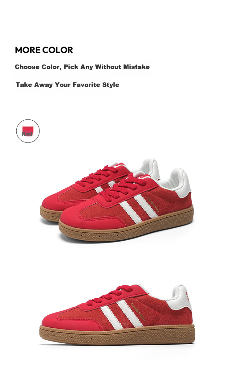 Semir Women's Shoes, Training Shoes for Women, Autumn Thin-Soled Versatile Fashionable Sneakers, Casual Shoes for Women SZY251006, Vintage Red, Size 40 12