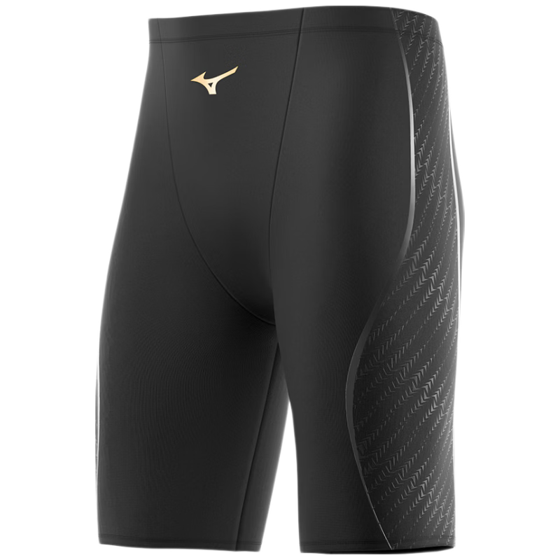 MIZUNO Men's Swim Trunks Anti-Embarrassment Five-Point Professional Training Quick-Dry Chlorine-Resistant UV Protection Sports Swim Shorts BD101 Panilan 3XL