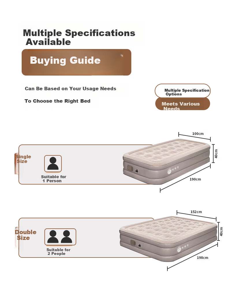 FEIRSH Automatic Inflatable Mattress Outdoor Camping Home Air Cushion Picnic Moisture-Proof with Pillow Single Second Generation Upgrade 17