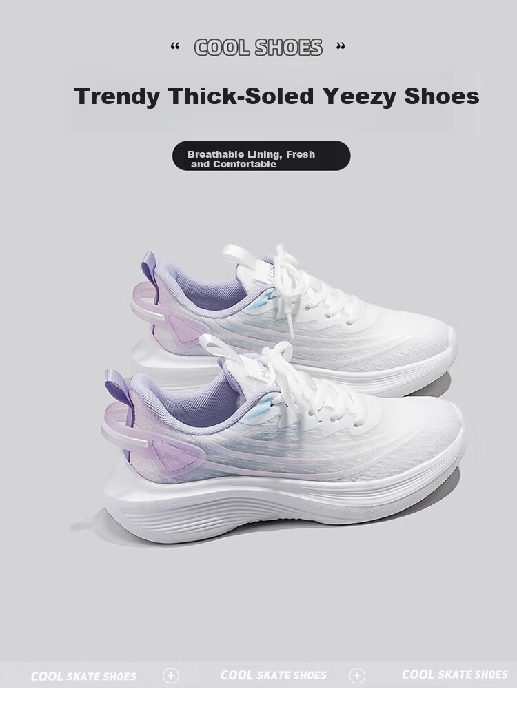 Global Purple Women's Running Shoes 2026 New Spring Breathable Mesh Casual Ultra-Light Fashion Sneakers 1