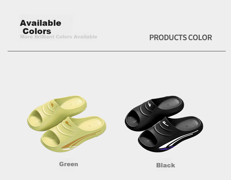 Warrior Men's Summer Bathroom Non-Slip EVA Thick Sole Durable Outdoor Beach Slippers Black Gold Size 40-41 18