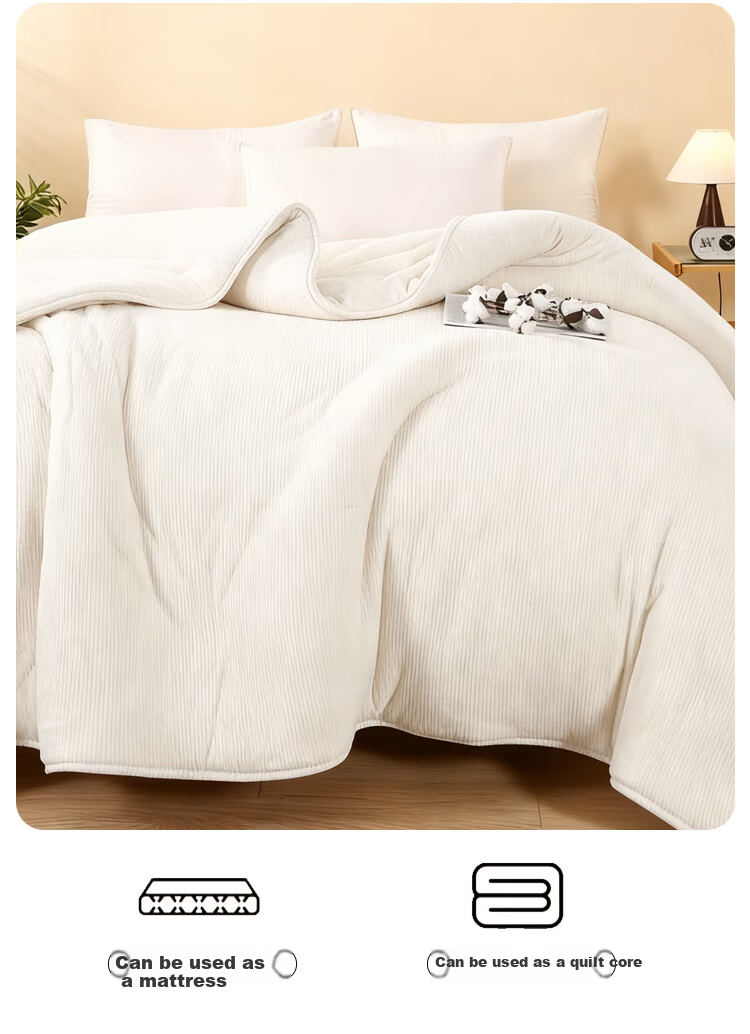 ZiiU Cotton Quilt, Xinjiang Cotton All-Season Comforter, Spring And Autumn Duvet Insert, Cotton Wadding Mattress Pad, 4 Jin (2 Kg), 200x230cm 3