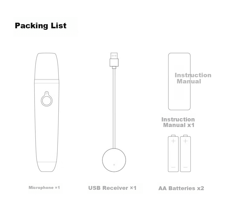 Coocaa Skyworth TV Dedicated K-Song Microphone Wireless Home Microphone Compatible with Skyworth/TCL TV Microphone/Xiaomi/Huawei Smart Screen Changhong Konka TV Microphone 6