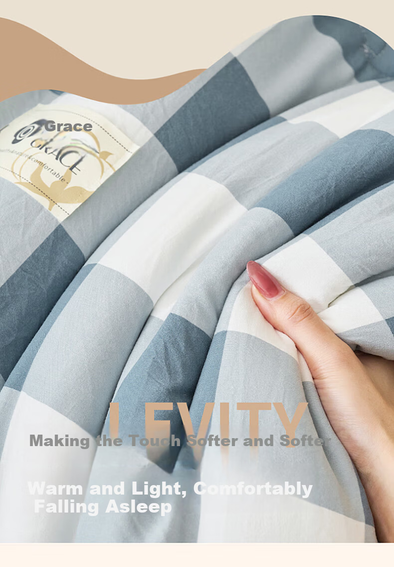 Grace 10A Antibacterial Xinjiang Cotton Quilt Double Home Use Four Seasons Cotton Quilt Core Spring and Autumn Quilt 200*230cm 5 Jin 2