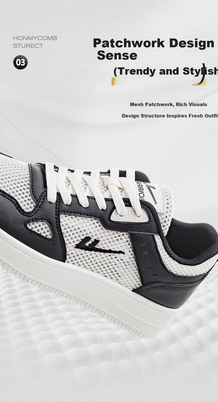 Warrior Official Men's Sneakers 2026 Summer New Comfortable Versatile Mesh Shoes Men Beige Black Size 41 9