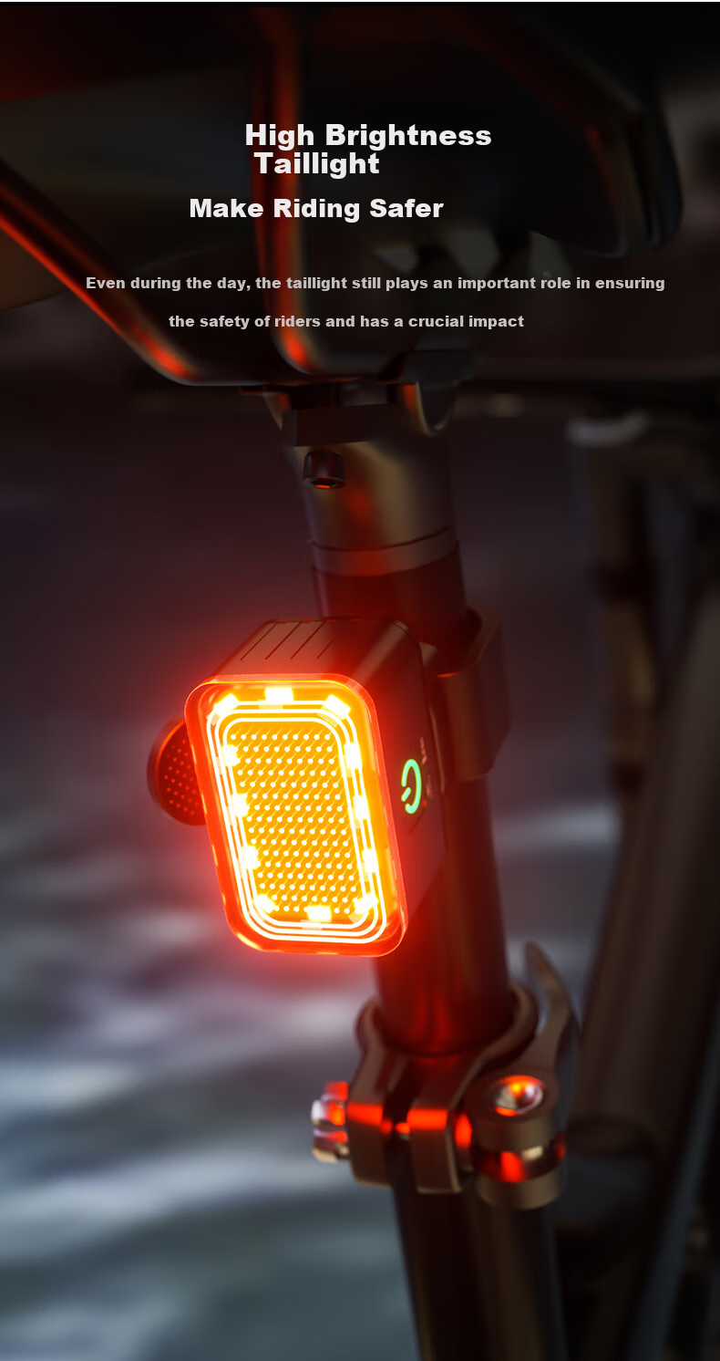 LEM Bicycle Front Light High Brightness Night Riding Tail Light Mountain Road Bike Flashlight Waterproof Cycling Gear for Kids 7