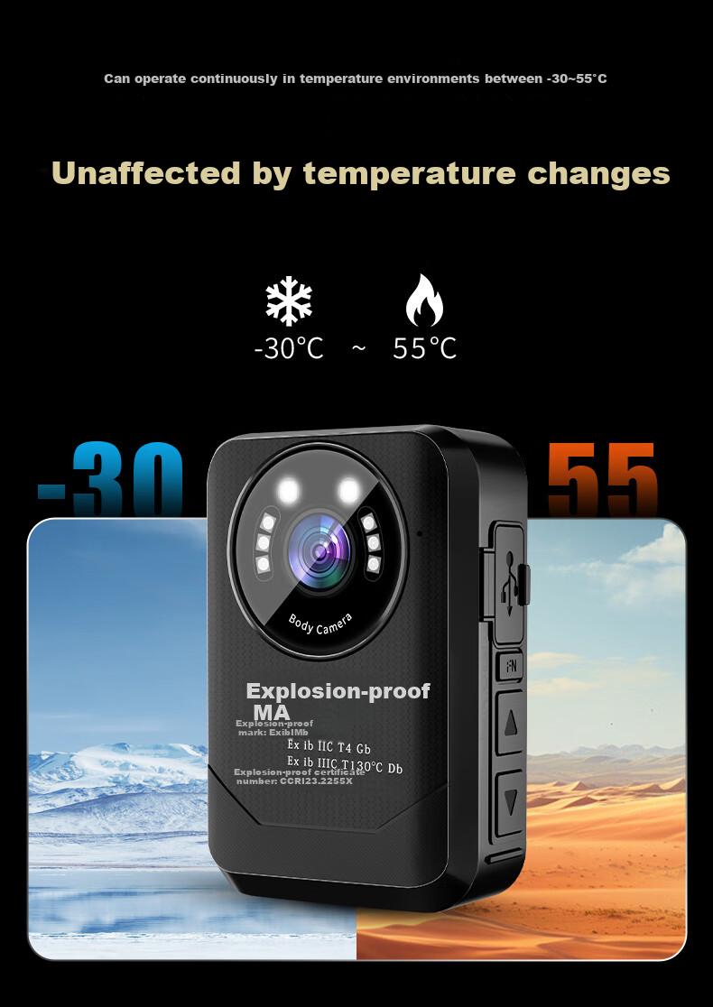 Zhunhang DSJ-H9 Explosion-Proof Law Enforcement Recorder Camera Mining Safety Inspection Portable HD Video Camera 8
