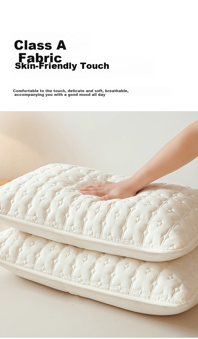 MUJI A-Class 100% Cotton Soybean Cotton-Padded Pillowcase Anti-Oil and Dirt Single 48x74cm Pair 4