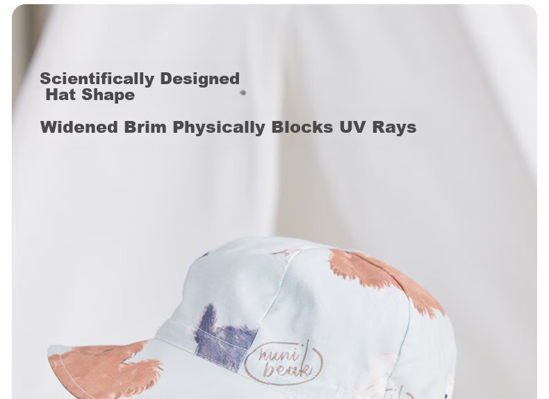 Happy Little Bear Baby Spring Summer Cotton Hat Baby Fisherman Hat Summer Sunshade Hat Newborn Sun Hat 15