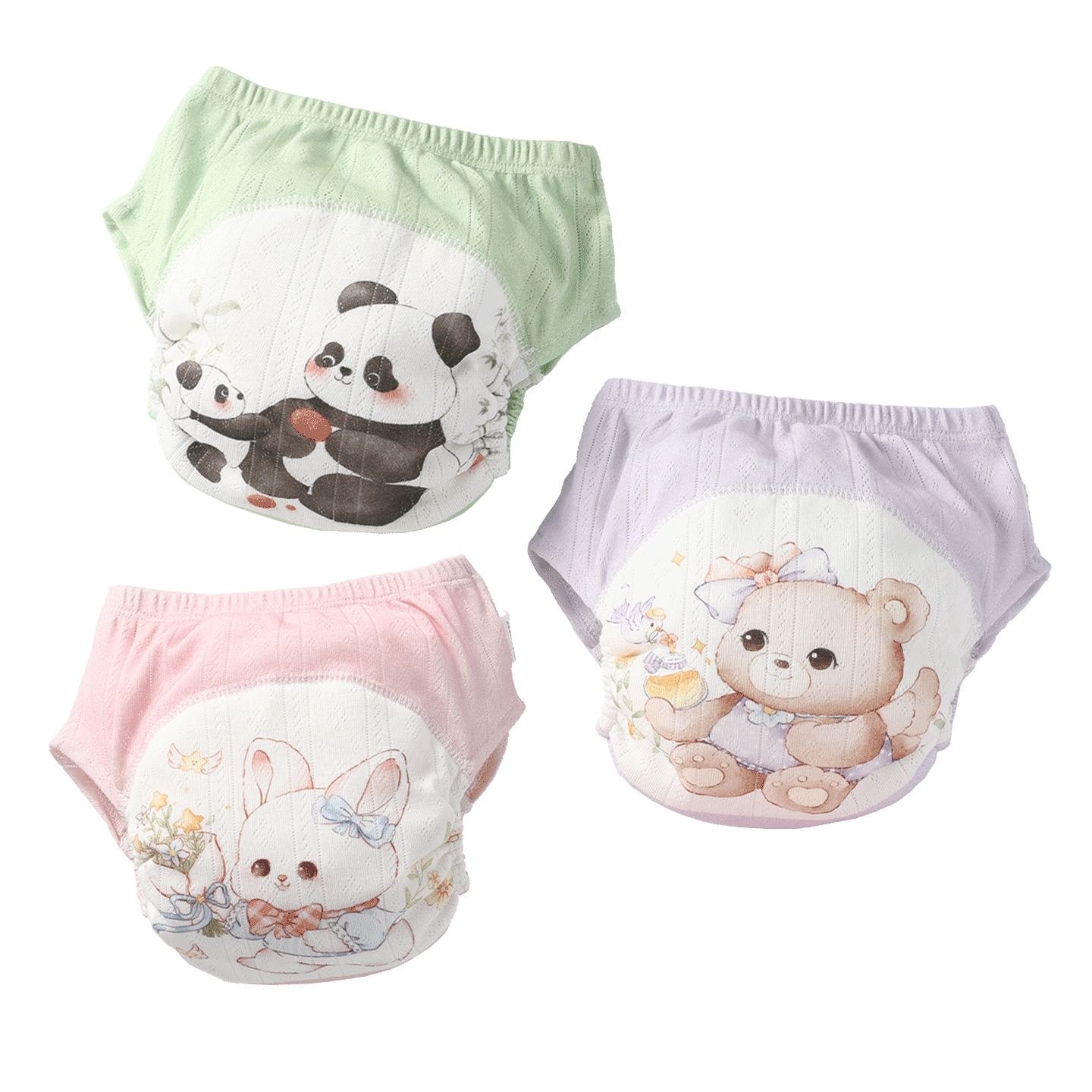 MamaGuo Diaper Training Pants Unisex Baby Toilet Training Pants Infant Underwear Summer Potty Training Pants 1-3 Years