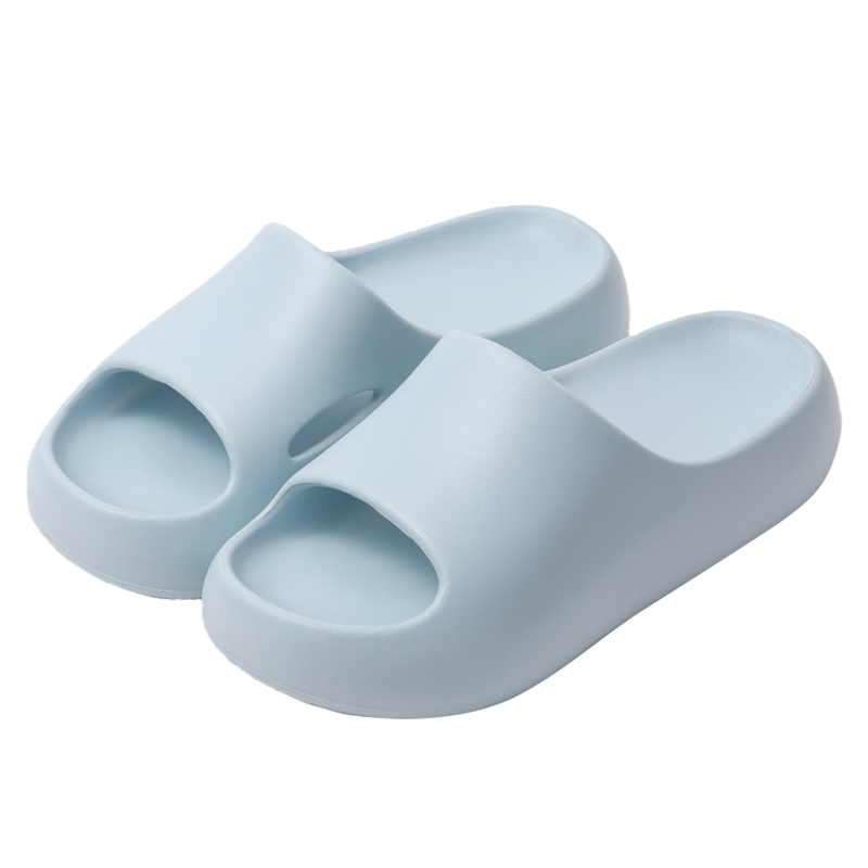 Mercury Home Textile Women's Platform Thick-Soled Slippers Summer New Indoor Bathroom Non-Slip EVA Beach Soft Feeling Cool Slippers