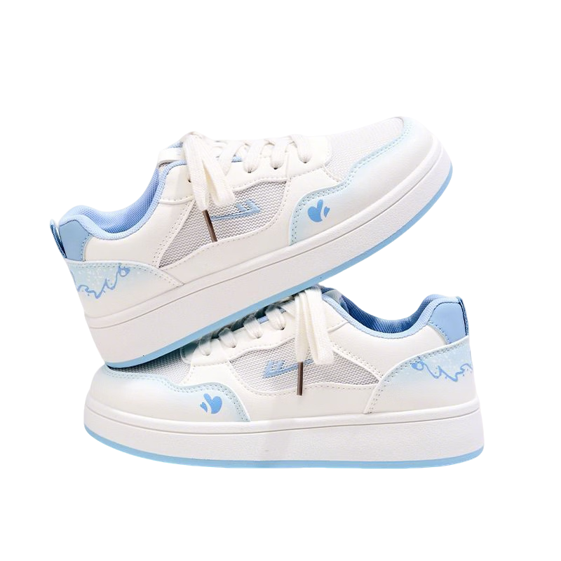 Warrior High-Value Mesh Breathable White Sneakers for Women 2026 New Spring Summer Soft Sole Casual Shoes Student Thick Sole Sneakers for Women