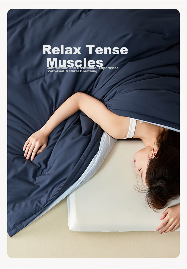 La Torretta Deep Sleep Temperature Control Quilt Machine Washable Double Layer Spring and Autumn Quilt No Duvet Cover 200*230cm 6.4 Jin 10