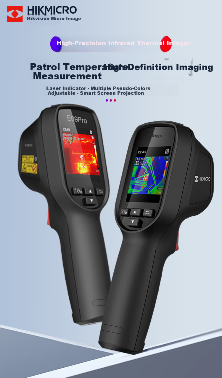 HIKMICRO E09 Thermal Imaging Camera High-Definition Infrared Thermal Imager Night Vision Industrial Temperature Measurement Floor Heating Inspection Leak Detection Device 1