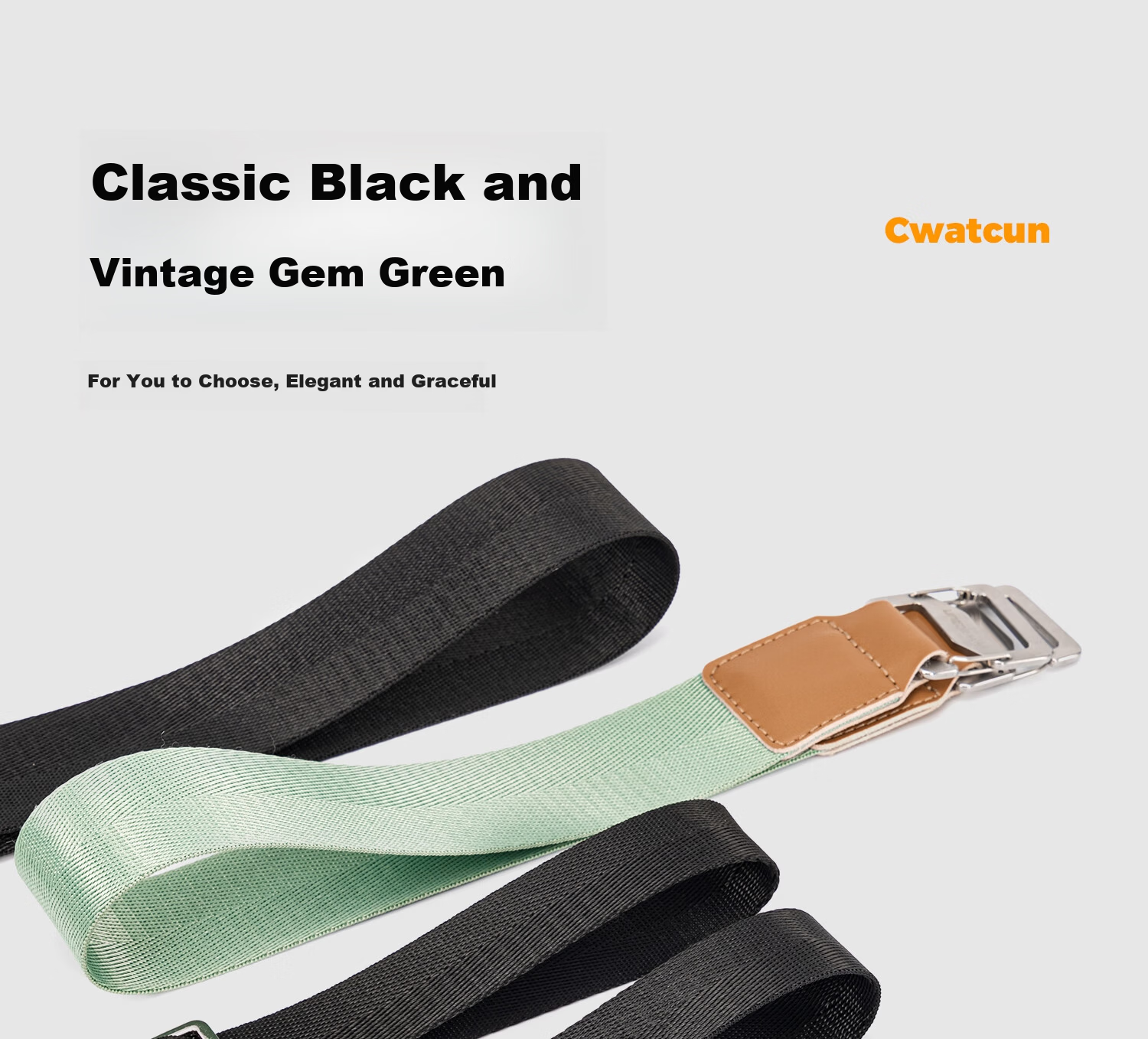 CWATCUN Kaden Camera Shoulder Strap Wrist Strap 3-in-1 Quick Release Buckle Crossbody Neck Strap for Sony Canon Fuji Nikon 20
