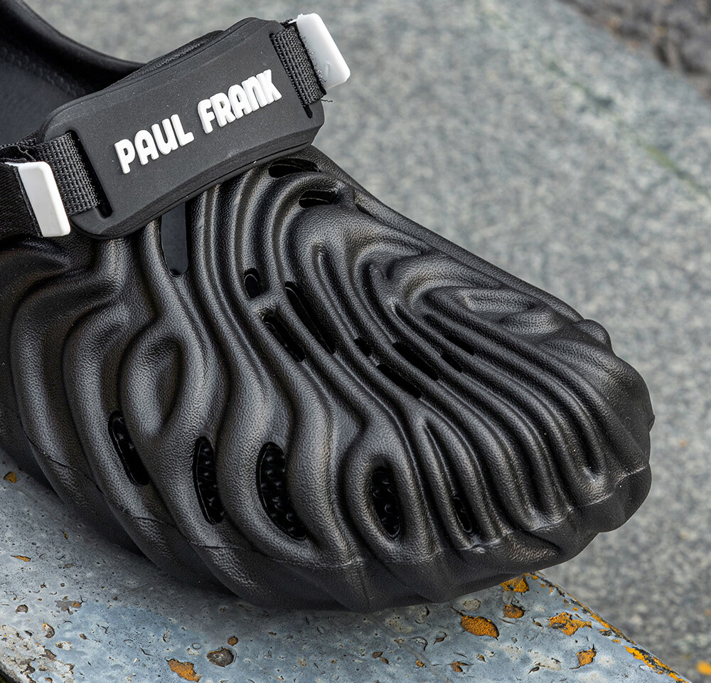 Paul Frank Head Hole Sandals Beach Shoes Outdoor Men’s Water Shoes River Trekking Shoes Home Slippers Black Size 44-45 6