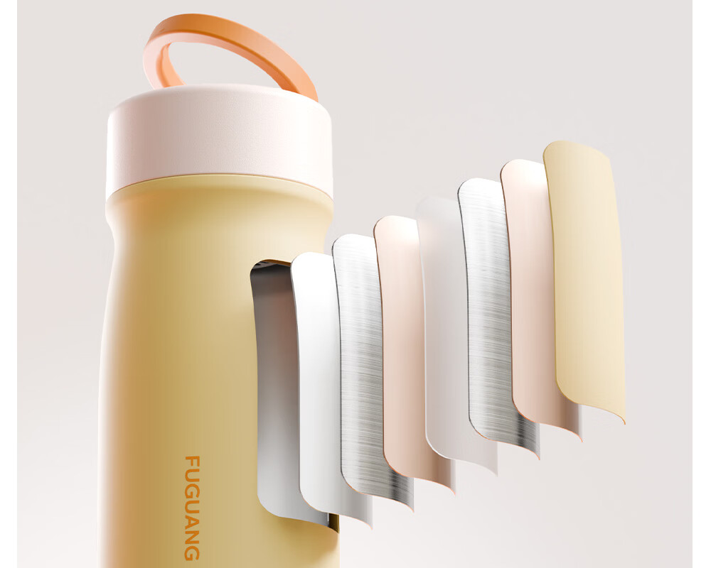 FUGUANG 316L Stainless Steel Insulated Cup Cute Mini Portable Pocket Tea Bottle for Students and Women 13