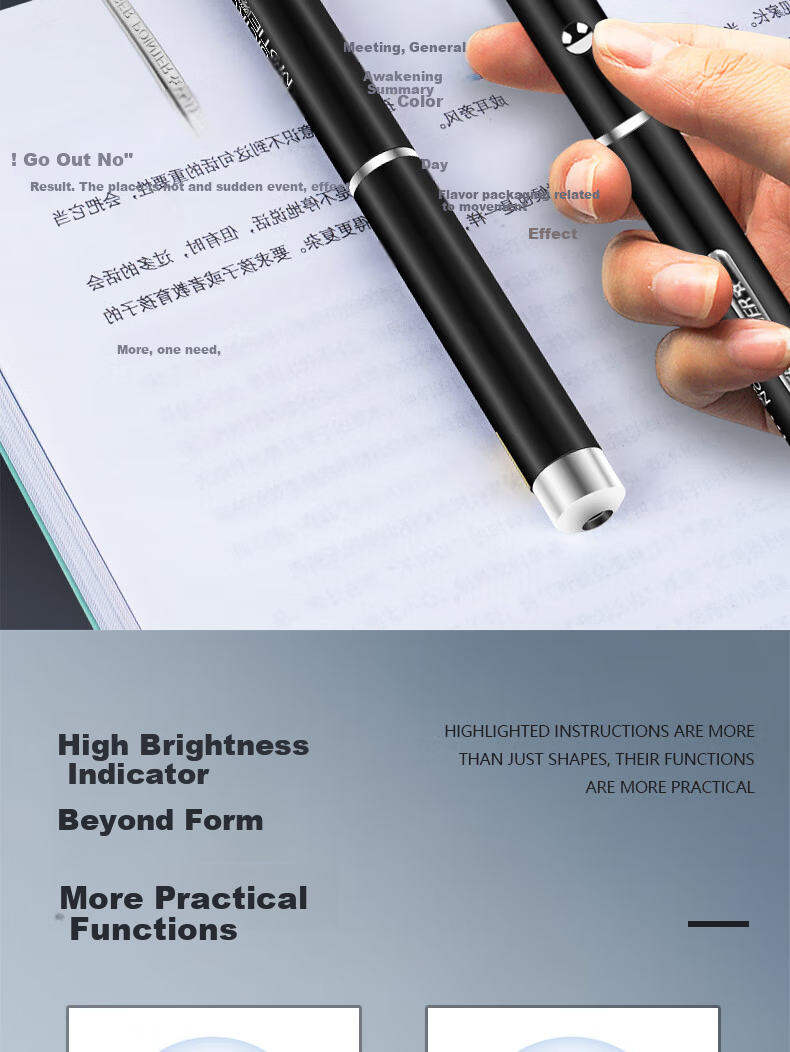MOTIE Laser Pointer, Desert Star Pointer, Green Light Long-Range High-Power Laser Light, Laser Star Pointer, LED LCD Screen Compatible, Rechargeable, for Construction Sites And Industrial Use, M801 2