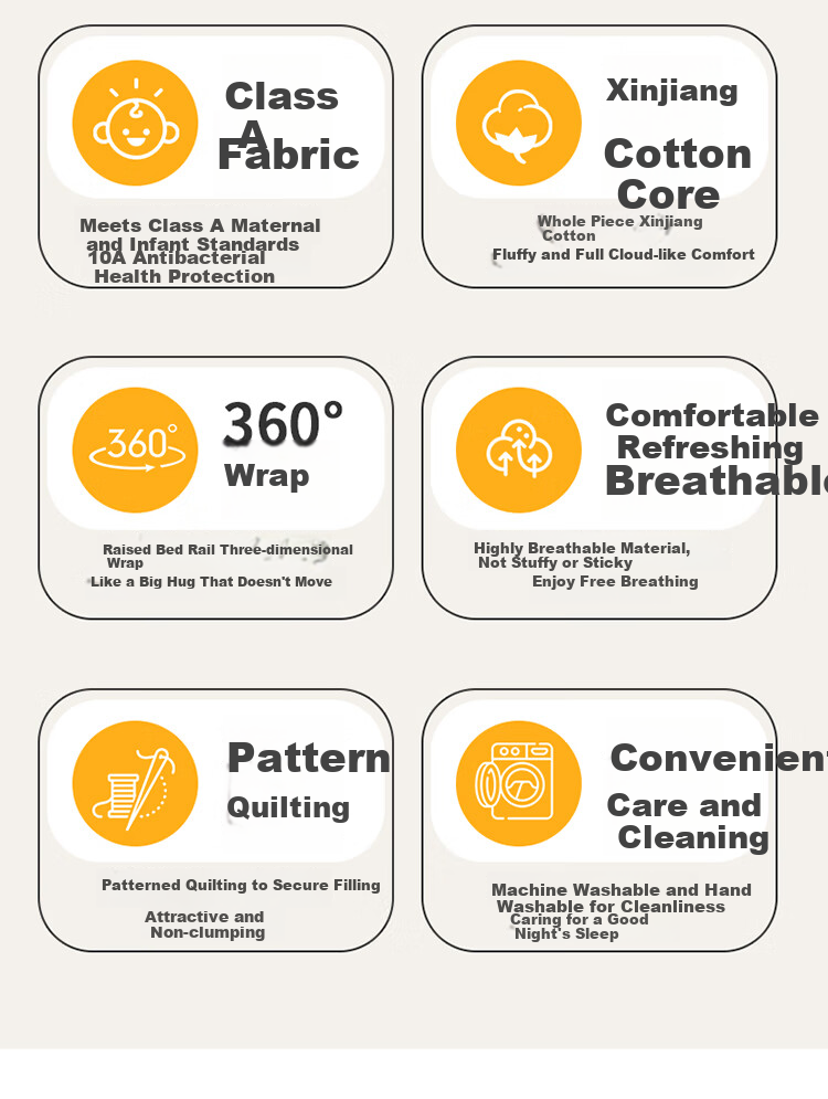 Hodo Class A 100% Xinjiang Cotton Pure Cotton Fitted Sheet 1.5x2m Mattress Protector Winter Quilted Bed Cover Elegant Gray 7