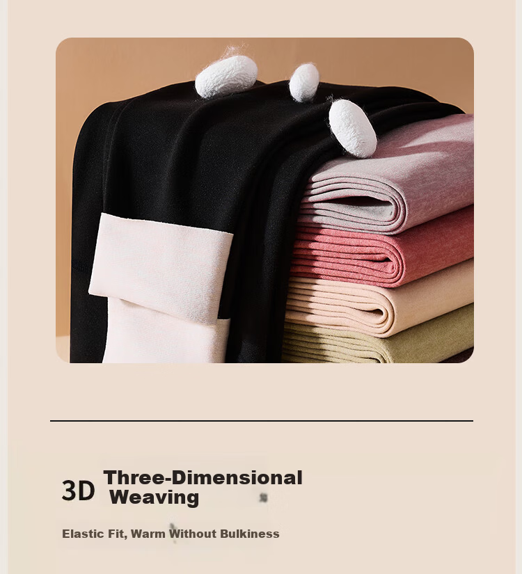 MiiOW New Wool And Silk Blend Thermal Underwear for Women, High-Waist Seamless Tummy Control Leggings, Black, XL 4