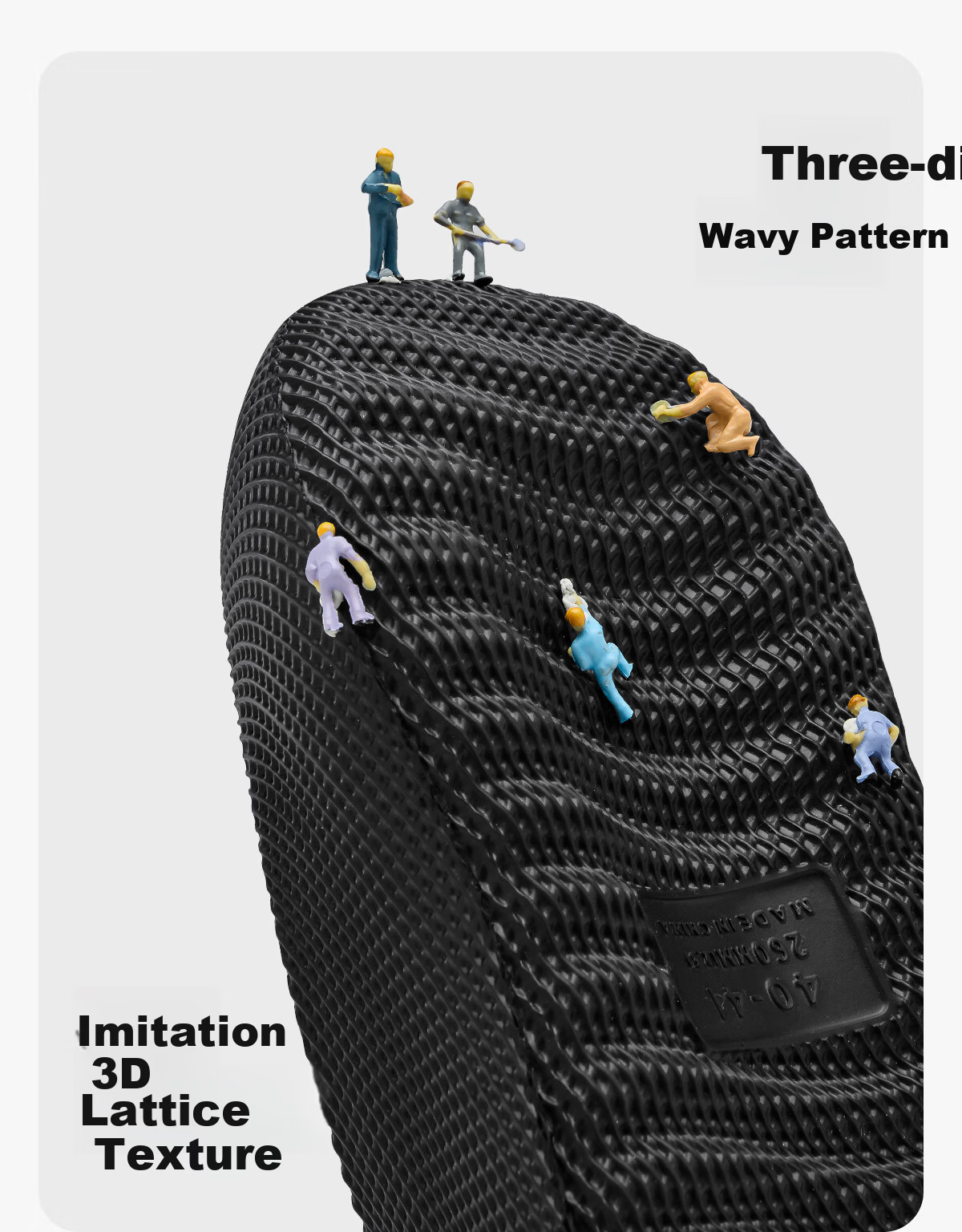 Grace 3D Textured Men's Sports Sandals Summer 2026 New Outdoor Beach Non-Slip Antibacterial EVA Slippers 10
