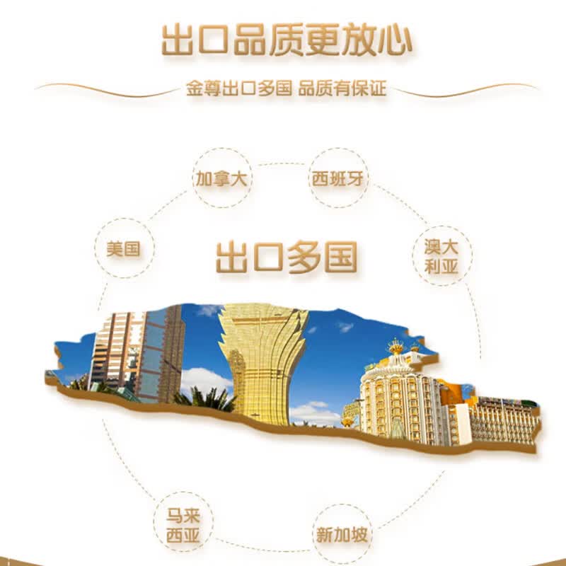 金尊丹麦曲奇饼干1000g 澳门手信 独立包装 礼盒装 休闲零食点心