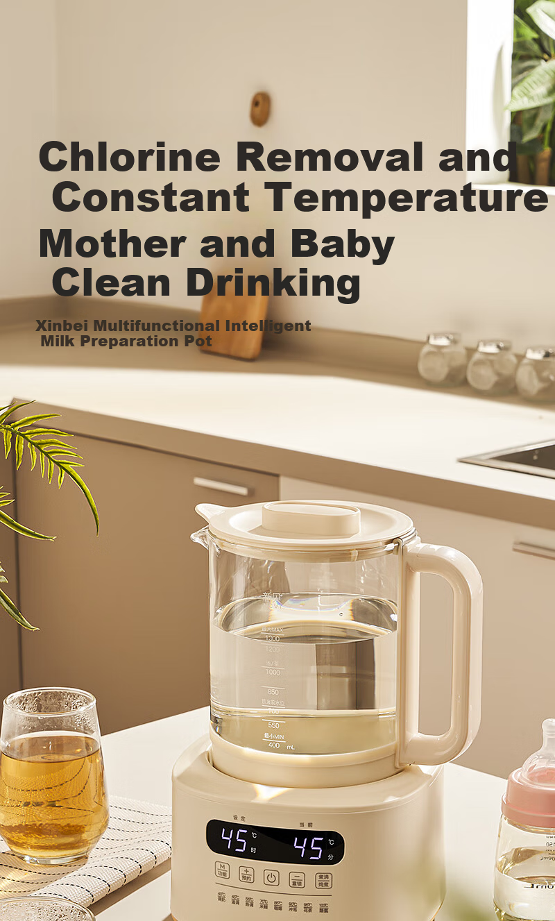 Xinbei Glass Milk Warmer with Coated Base Model 8253 1