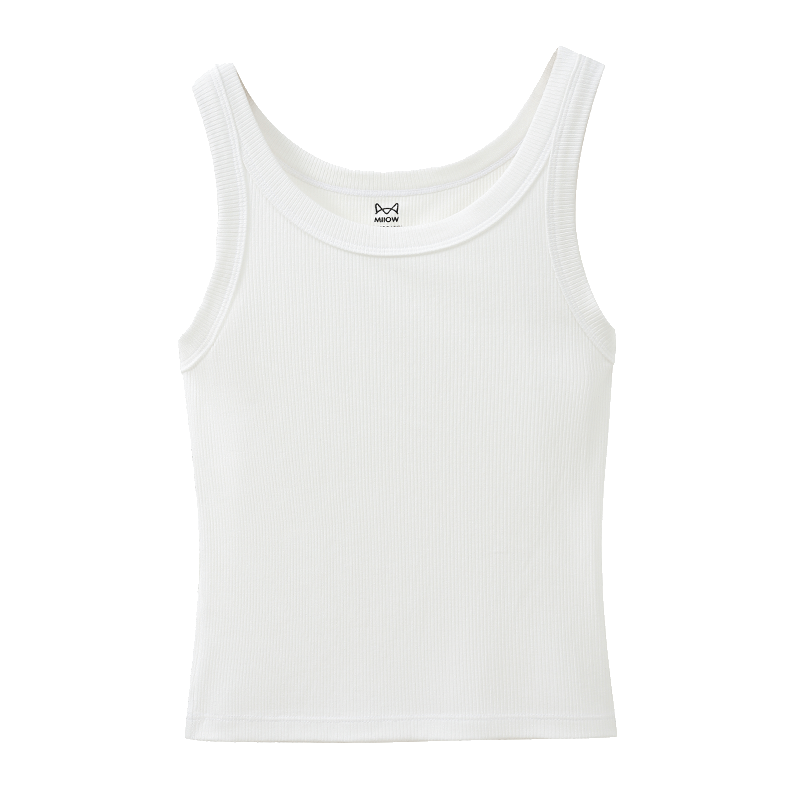 Miiow Modal Cotton 2026 New Women's Summer Camisole Vest Outerwear Side Coverage Beautiful Back Inner Layering Top