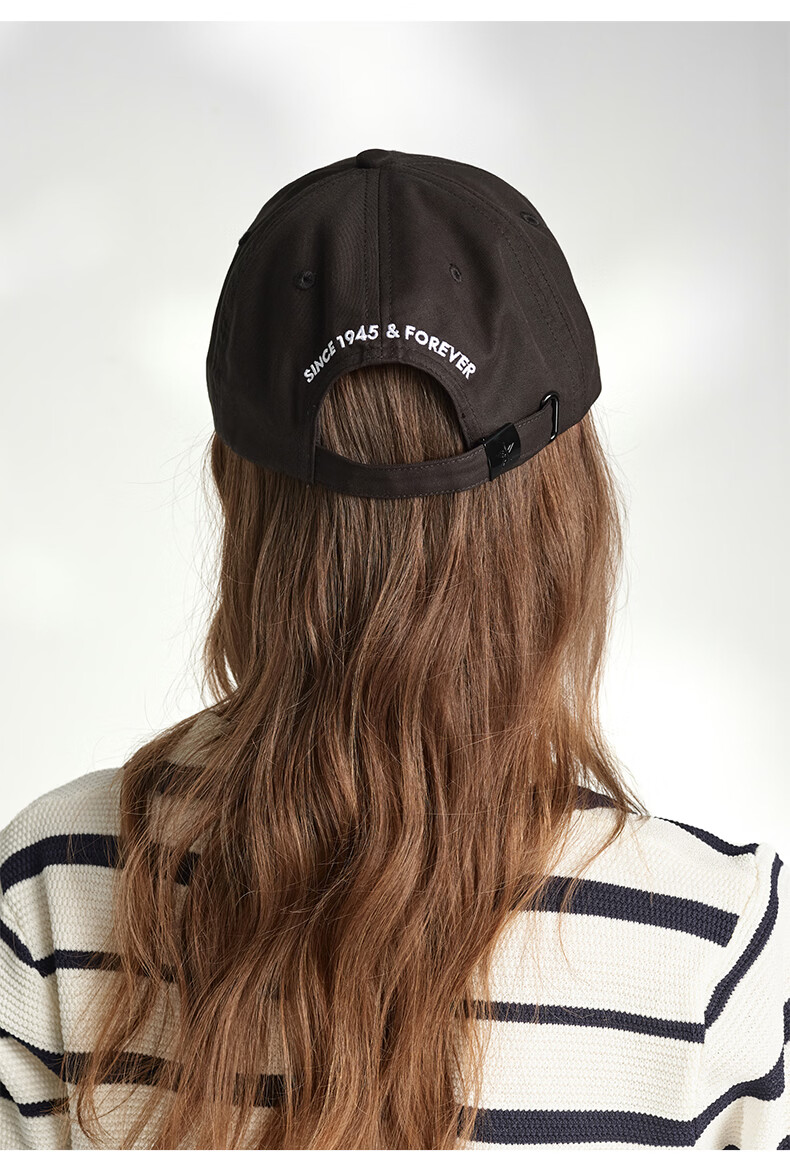 ELLE Oversized Baseball Cap Women Fashion Embroidered Duckbill Hat Outdoor Sun Protection Unisex 24