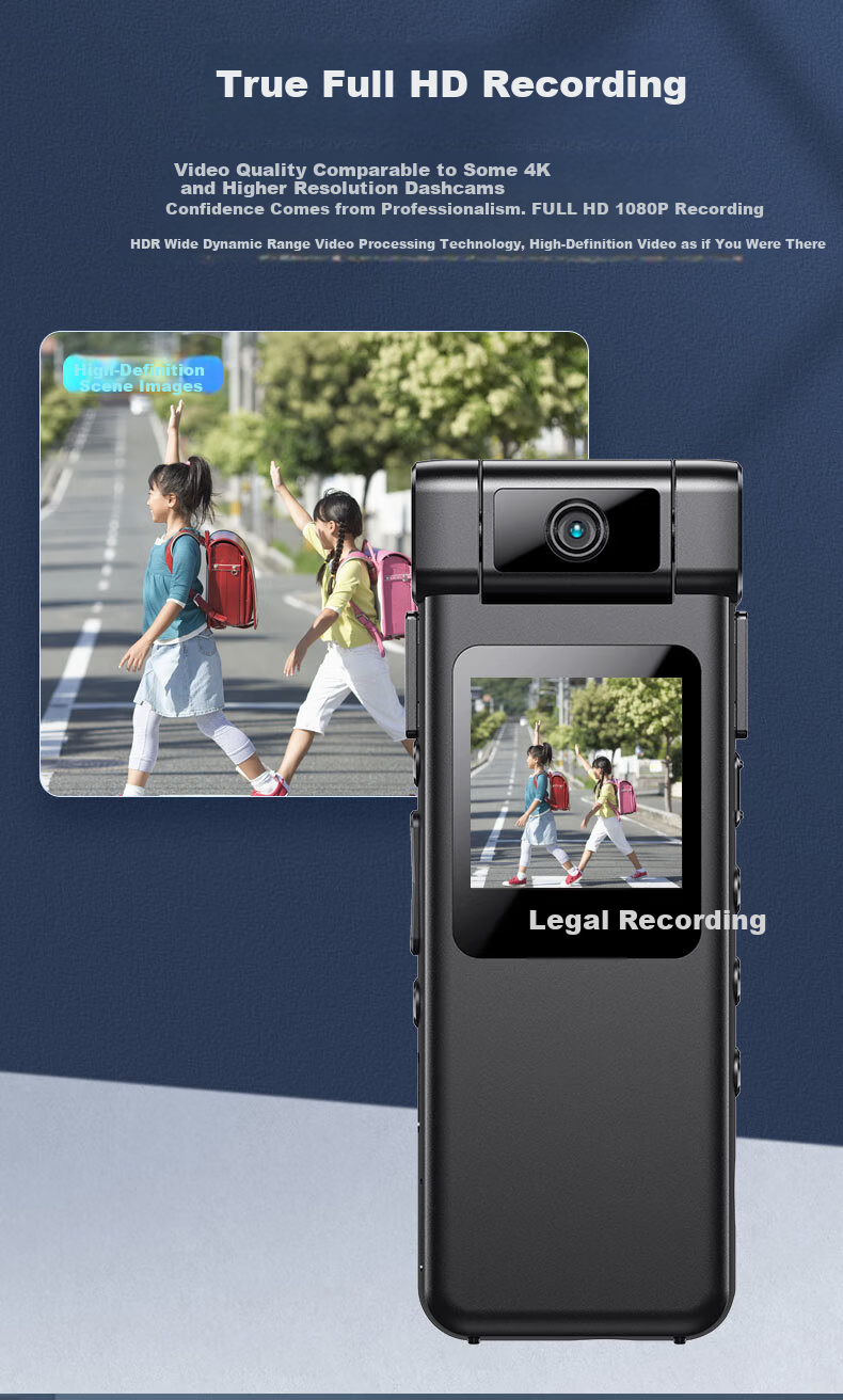 Falu Law Enforcement Body Camera Portable HD Chest-Mounted Mini Audio Video Recorder Pocket Cycling Sports Camera DSJ-F2 4