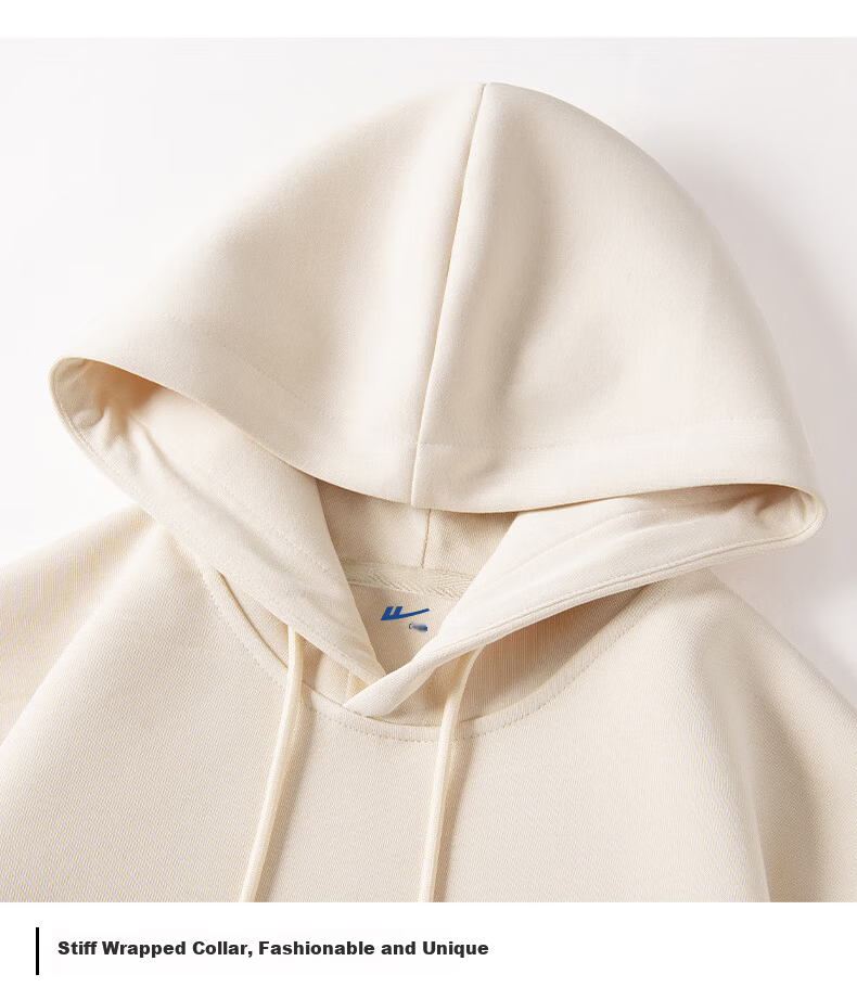 Warrior Unisex Winter Fleece-Lined Hoodie Warm Casual Sports Jacket Khaki XL 21