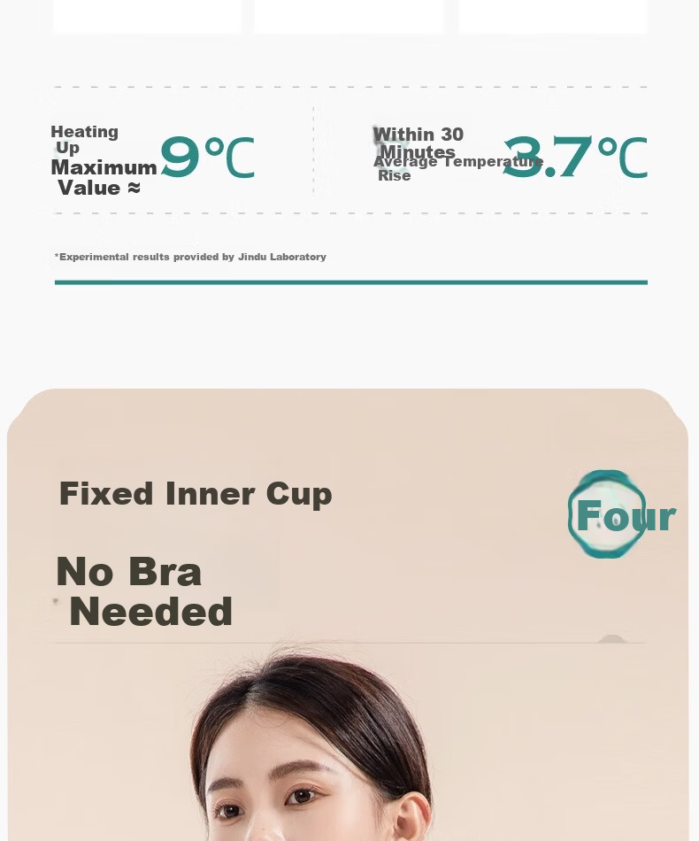Jindu Thermal Double-Pocket Waist Support Vest for Women Autumn Winter 2024 with Chest Pads and Pocket for Heat Packs 9