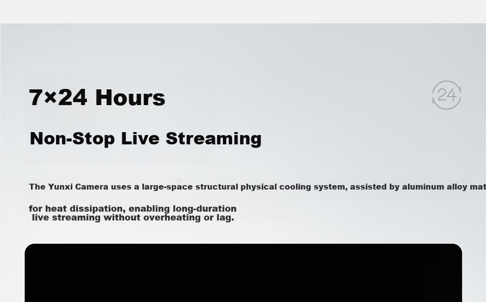 Yunxi S7 AI Live Streaming Camera 4K Ultra HD Professional Live Broadcast Equipment for Douyin Kuaishou E-commerce Full Set [Zhitong Pro Upgrade] 19