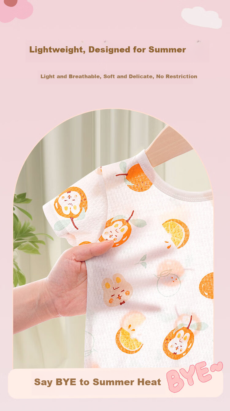 DEESHA [100% Pure Cotton] Baby Romper, Newborn Onesie, Short-Sleeve Bodysuit 3