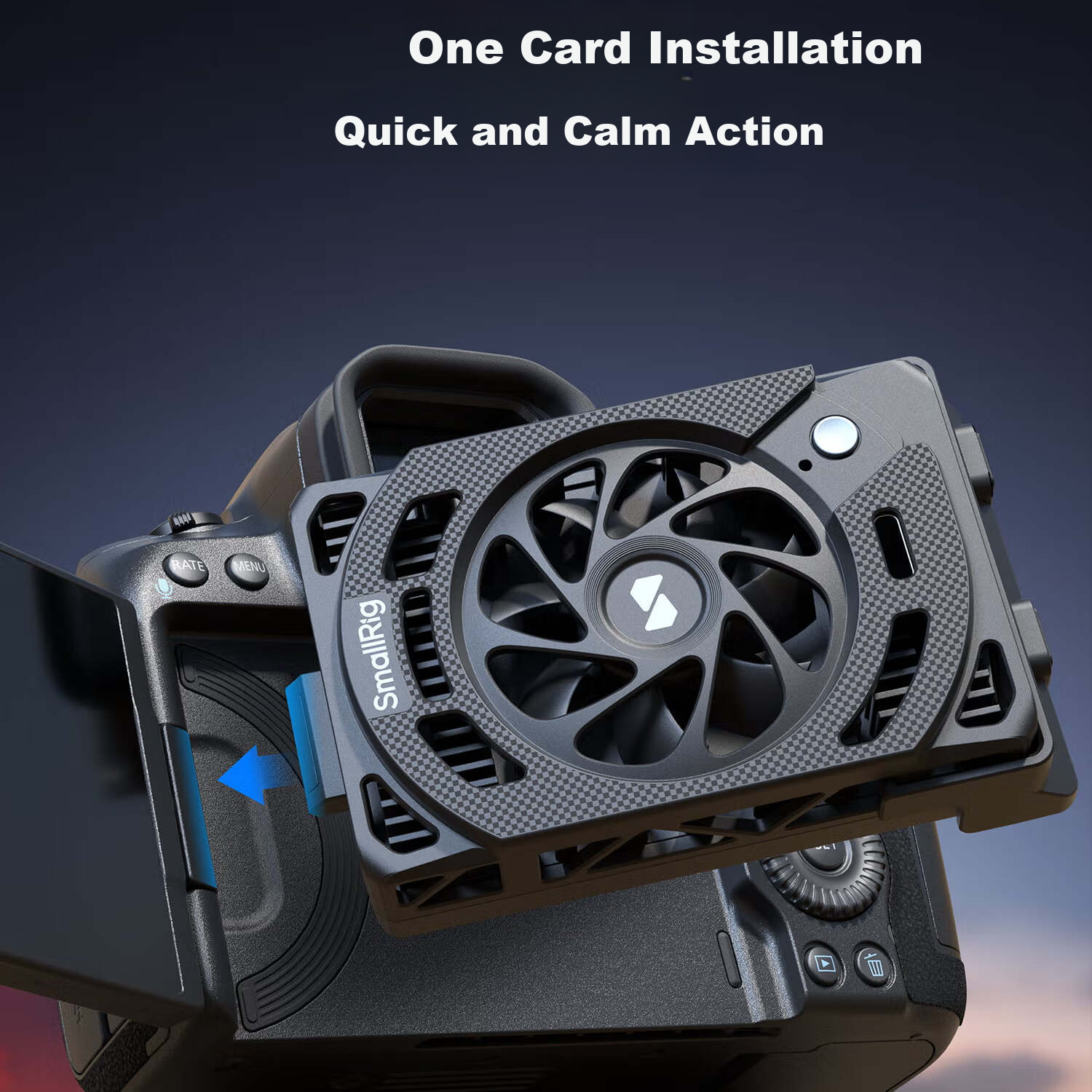 SmallRig 5152 Camera Cooler Live Streaming Cooling Device for Sony ZV-E10II/A74/A7S3/A7C2/A7CR/A6700/FX3/30 DSLR Mirrorless Camera Cooling 9
