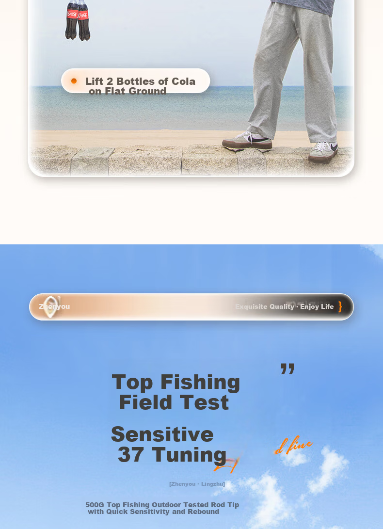 Grsaed Children's Fishing Rod Mini Short Section Hand Rod Set Carbon Fiber Fishing Rod Crucian Carp Rod Stream Rod Bamboo 2.7 Meters 11
