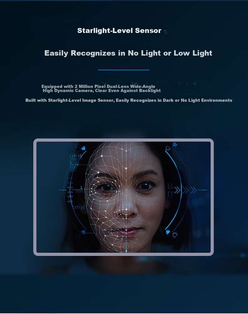 Hikvision Facial Recognition Access Control All-in-One Machine Office Attendance Fingerprint Time Clock Face+Card+Password D13 5
