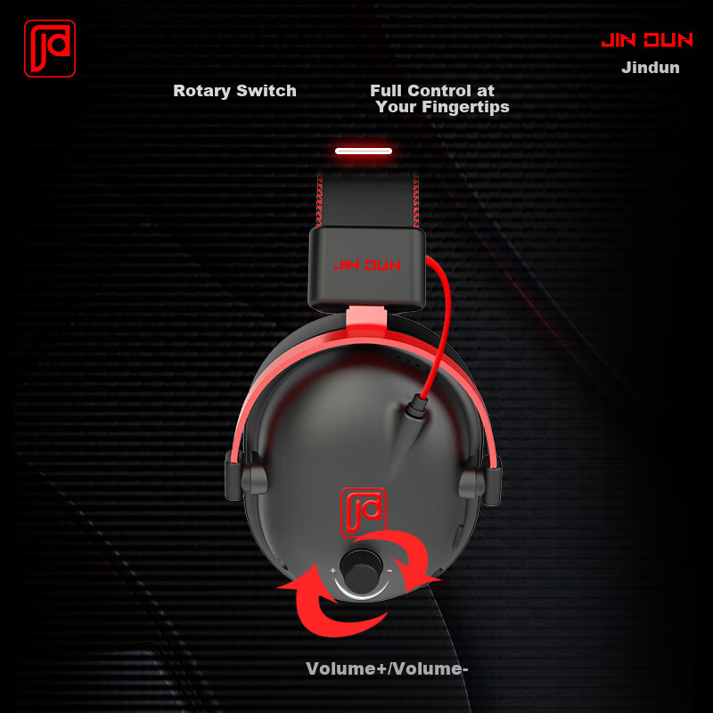 Jindun H6 Bluetooth Gaming Headset 2.4G Wireless Over-Ear Gaming Headphones Desktop PC One-Key 7.1 Surround Sound E-Sports Headset FPS Gaming Special 8