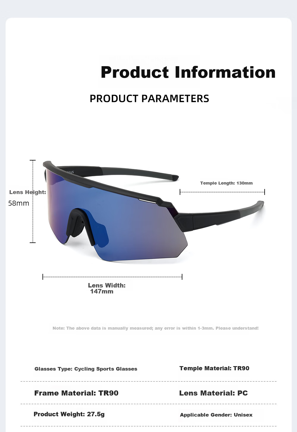 Kashiman Cycling Glasses Road Bike Sunglasses Men Women Day Night Windproof Photochromic Outdoor Running Sports Sunglasses 10