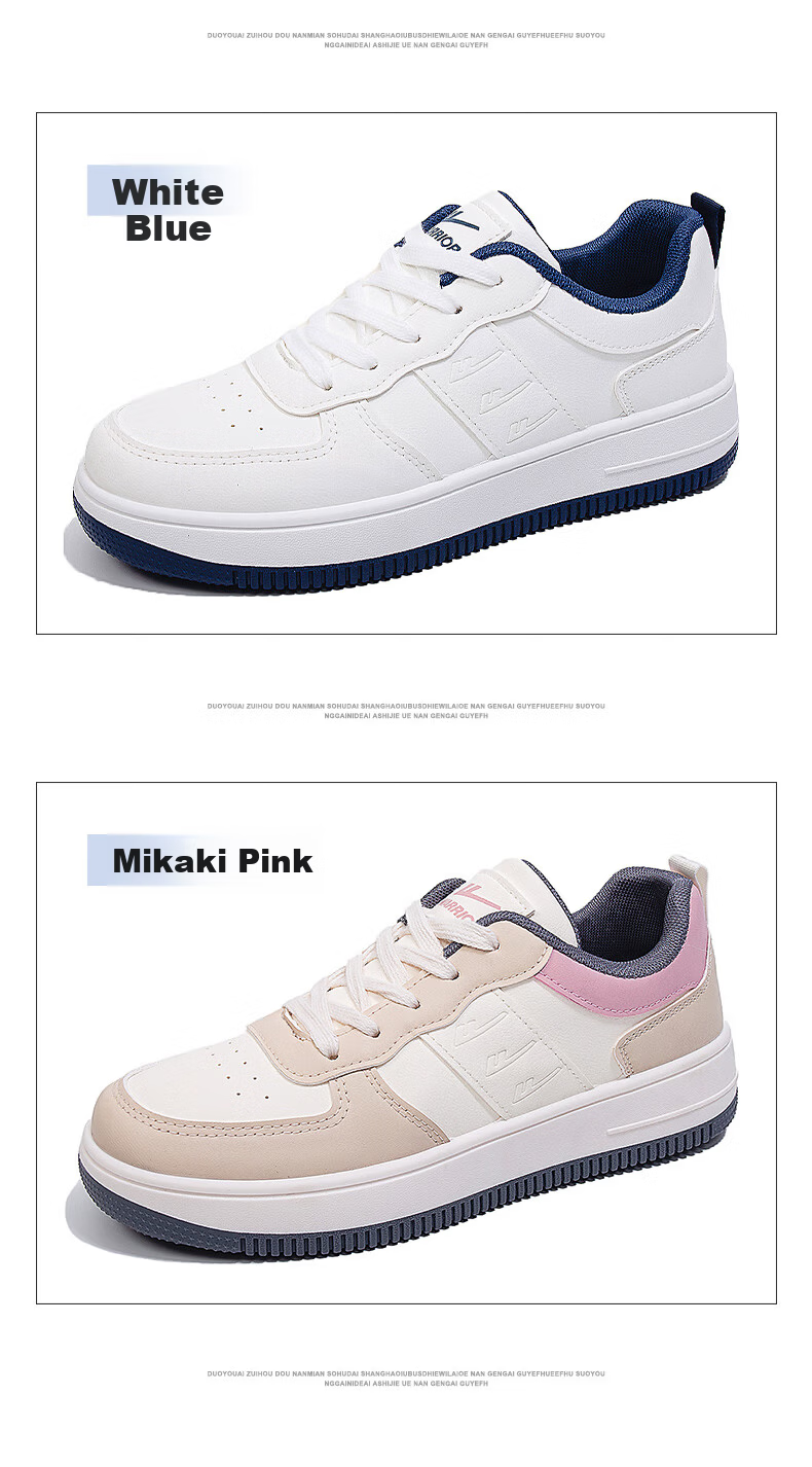 Warrior Official Women's Sneakers Summer New Versatile Student Lightweight White Shoes White 36 19