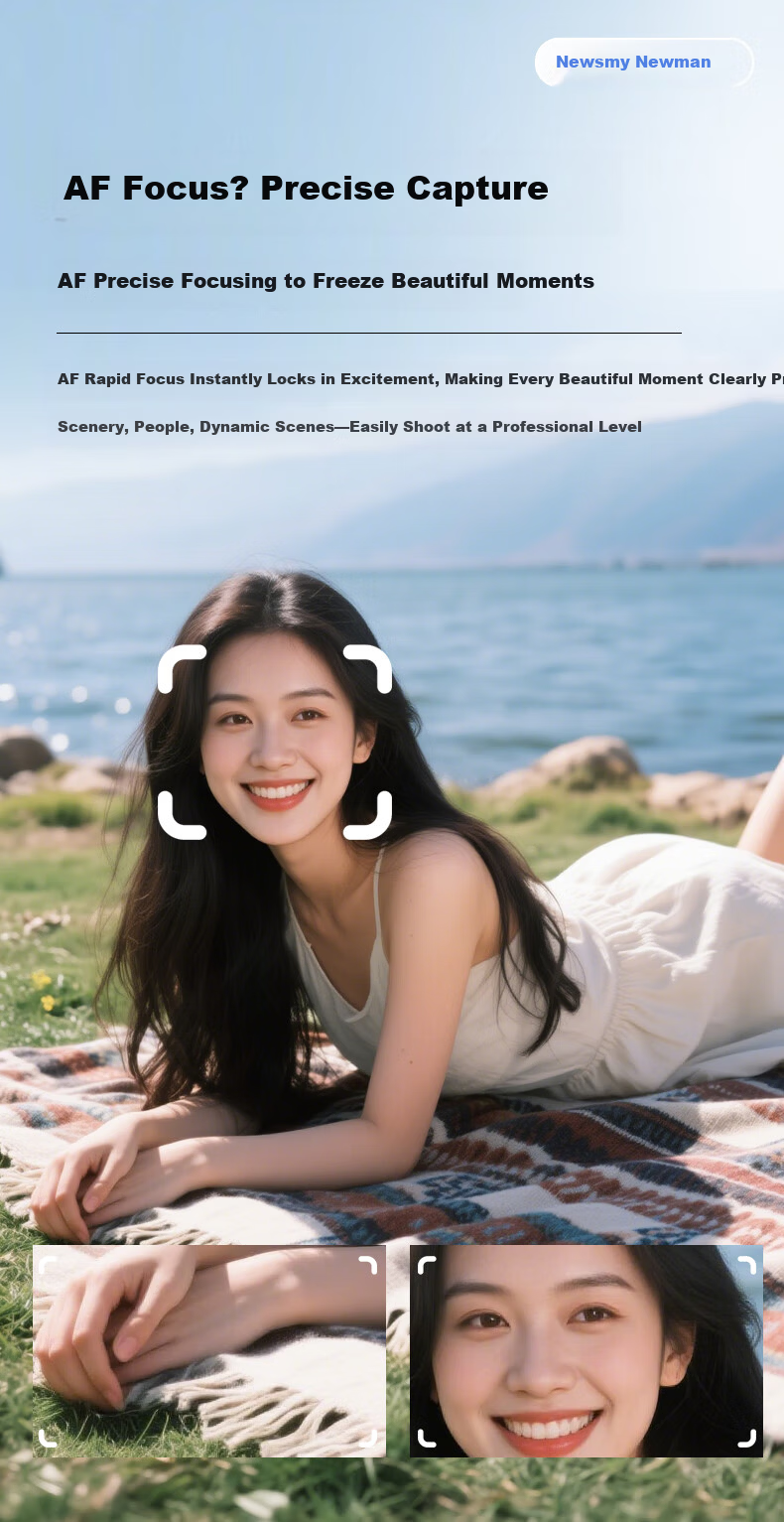Newsmy N8 Digital Camera Student CCD Flip Screen Selfie HD Pixel Campus Photography Travel Entry-Level Mirrorless Beauty Filter Girls Birthday Gift 64G+Wide Angle Lens 15